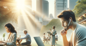 Remote Work - Working outside the traditional office.